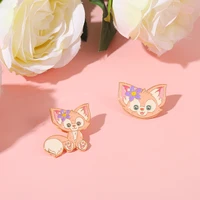 high qualitythe fox fun anime manga hard enamel pin collect child jewelry gift cartoon japanese style brooch backpack badge