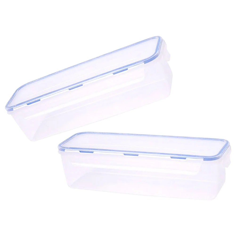 

2 Pcs Sealing Storage Container Food Case Spaghetti Plastic Pasta Organizer Pantry Containers