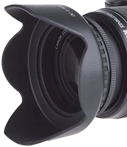 55 мм и 58 цифровой тюльпан цветочная бленда для камеры Nikon D3500 D5600 D3400 DSLR с