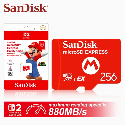 SanDisk Professional Nintendo Switch 2 microSD 256 ГБ