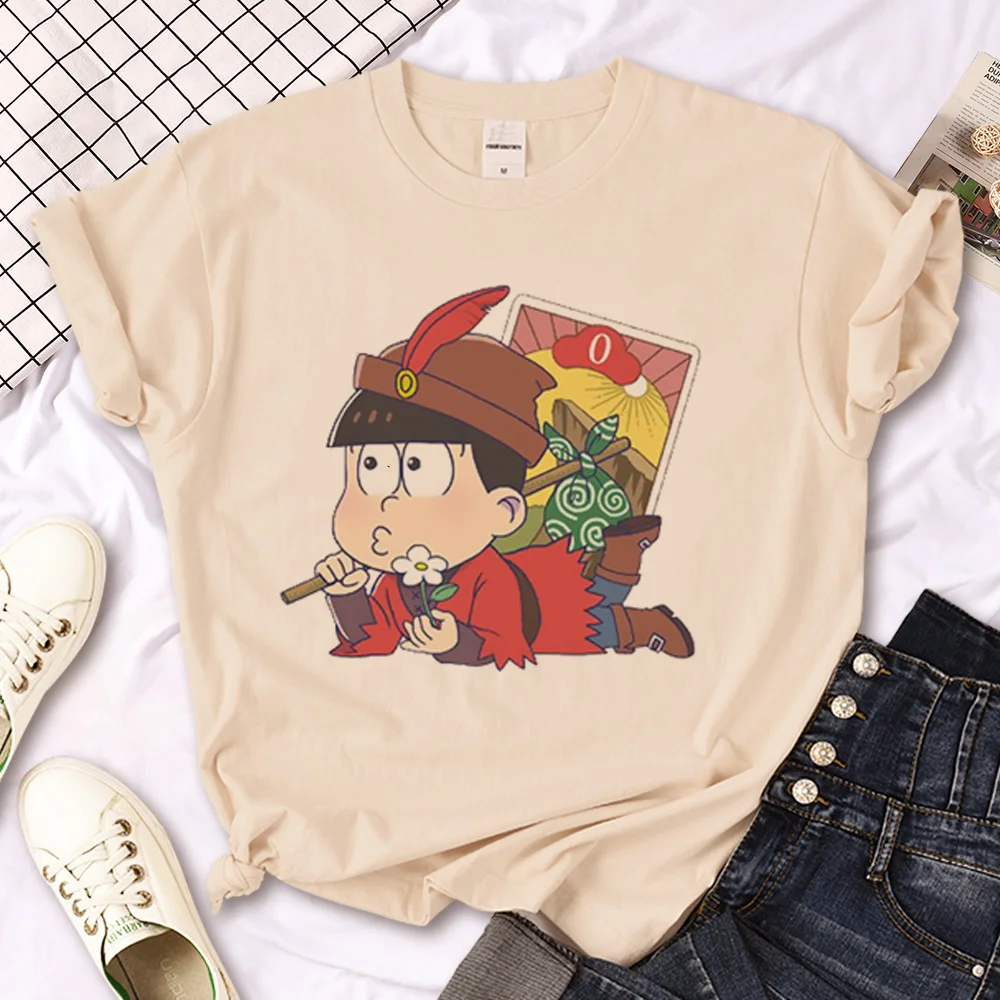 

Osomatsu San t-shirts women funny t-shirts female y2k harajuku clothes