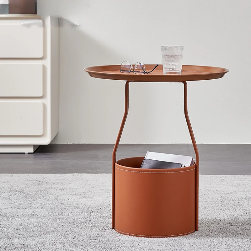 

Modern Luxury Round Coffee Tables Living Room Nordic Metal Tea Coffee Tables Storage Tavolino Da Salotto Home Furniture YY50CT