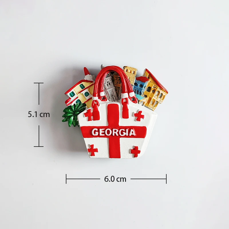 

3D магниты для холодильника Азия Грузия