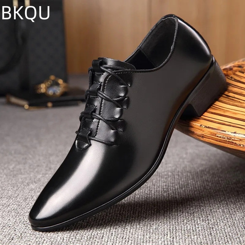 

Men's Business Formal Wear Pointed Toe Men's Shoes Formal Wear Casual Luxury Men's Social Shoes Outdoor Fashion Trend Explosion