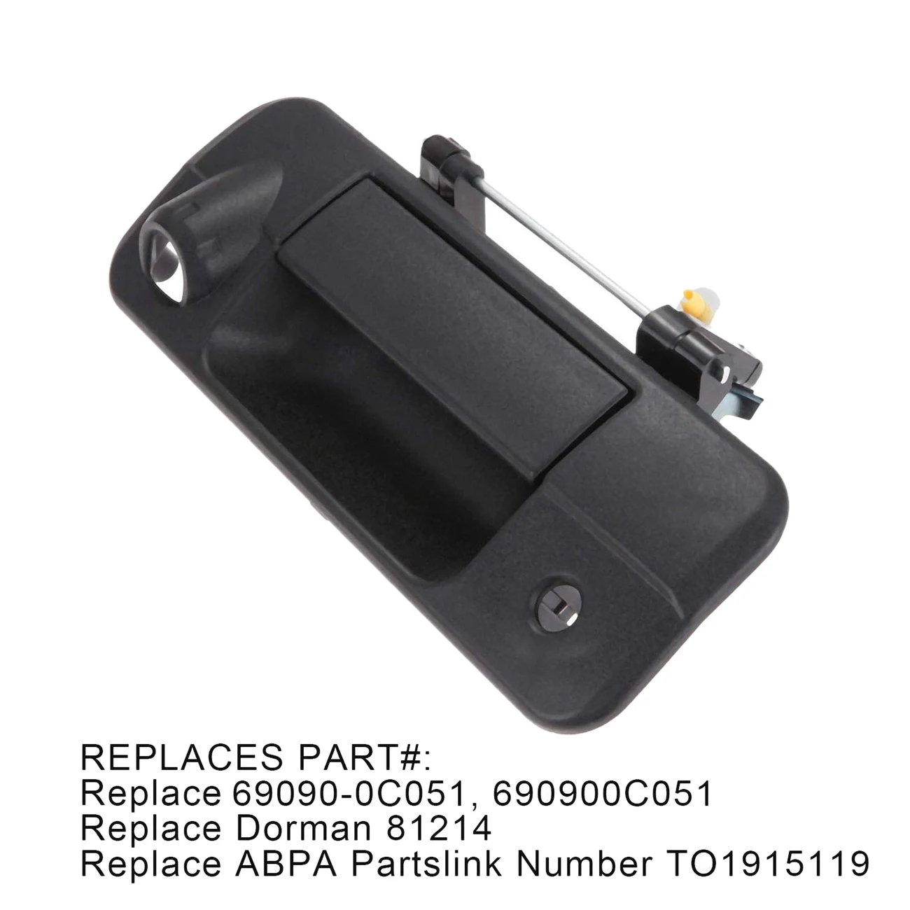 Ручка задней двери с отверстием для ключа камеры Toyota Tundra 2007-2013 690-0c050 69090-0C051