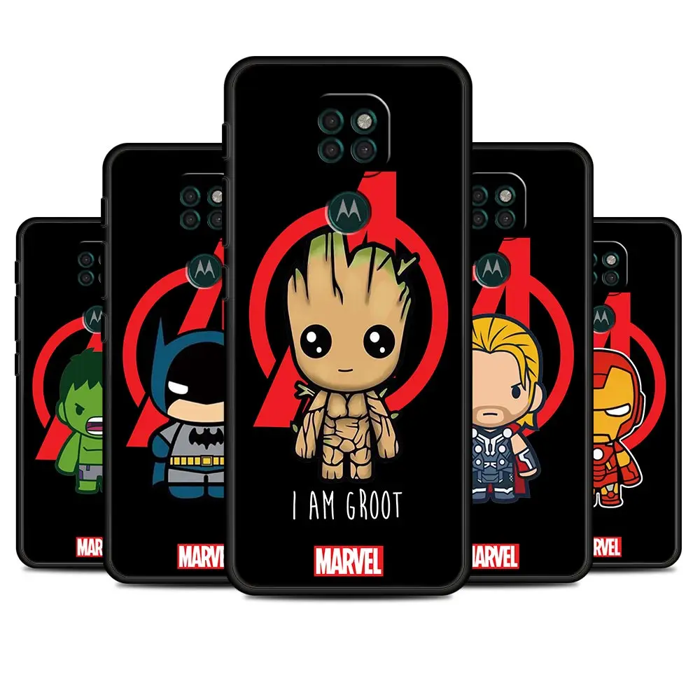 

Marvel The Avengers logo Phone Case for Motorola G30 One Fusion Plus G9 Play G60 G8 Power Lite EDGE 20 Pro G Stylus Cover Coque