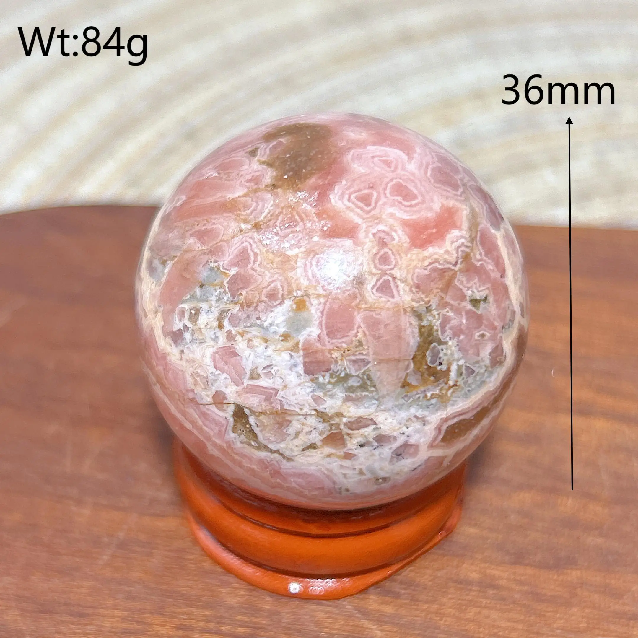 

Родохрозит друза сфера