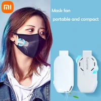 xiaomi new portable fan for face mask clip on wearable personal exhaust air cooler mute usb mini summer electric cooling