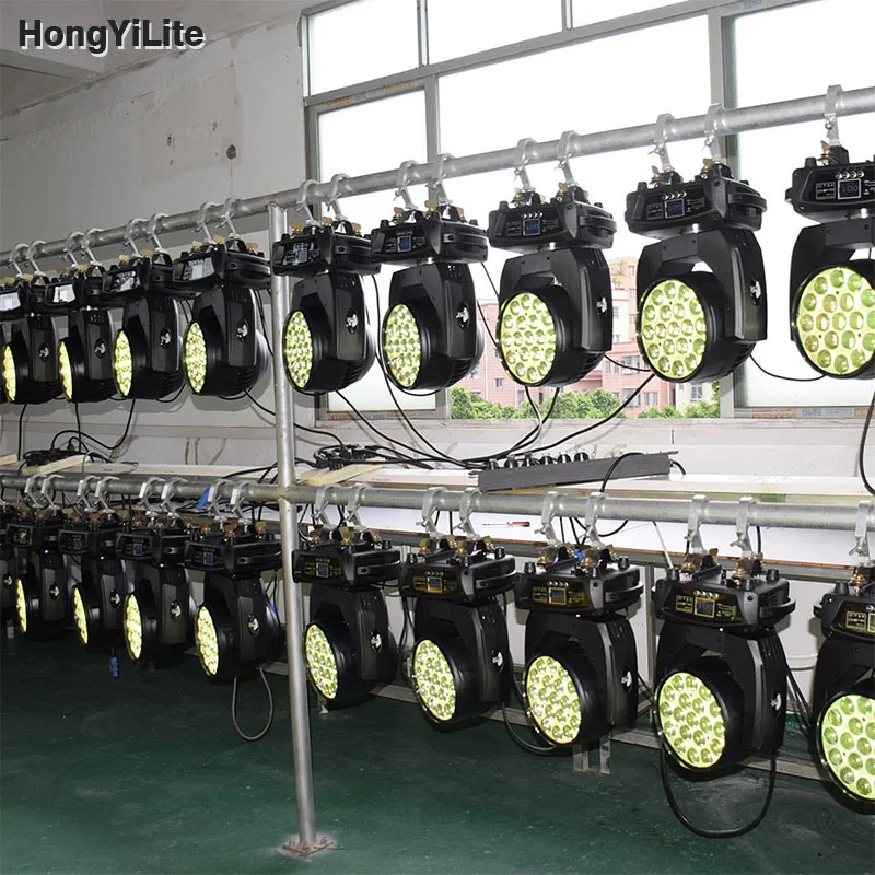 Lyre Zoom Wash DMX Moving Beam Light MAC AURA 19X15W RGBW 4in1 эффект стирки подходит для DJ-вечеринки свадьбы