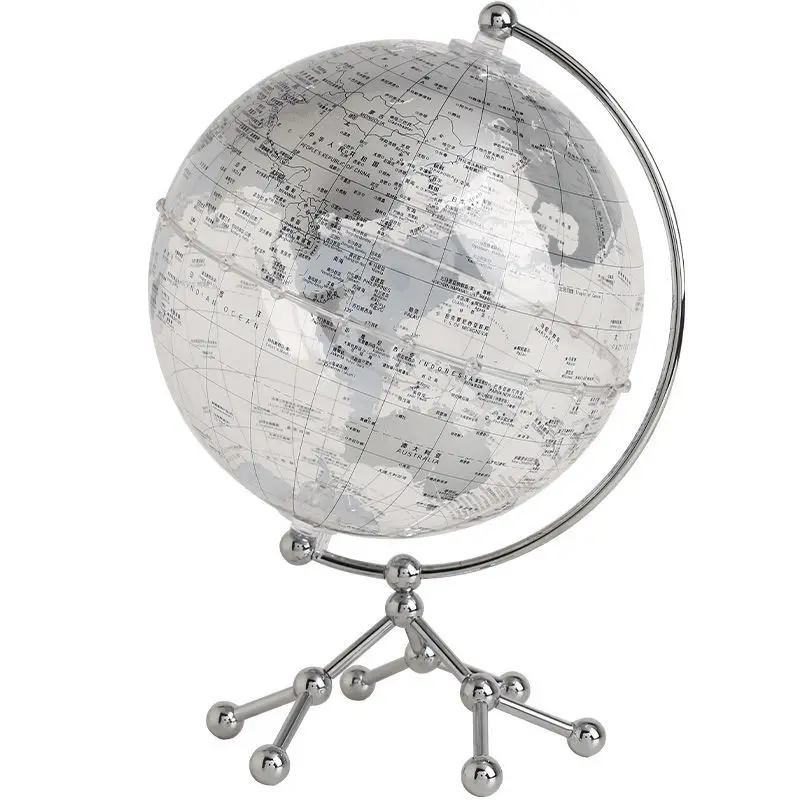 

Globe Transparent Ornaments Light Luxury High-end Home Living Room TV Cabinet Study Office Desktop Decoration Accessories