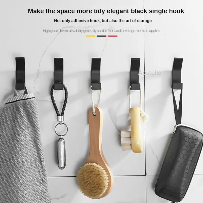

Light Luxury Bathroom Hook Bathroom Towel Hook Ins Style High Beauty Nordic No-hole Personalized Adhesive Hook