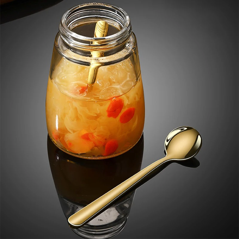 304 ложка со вкусом из нержавеющей стали с солью милая десертная мини-ложка для