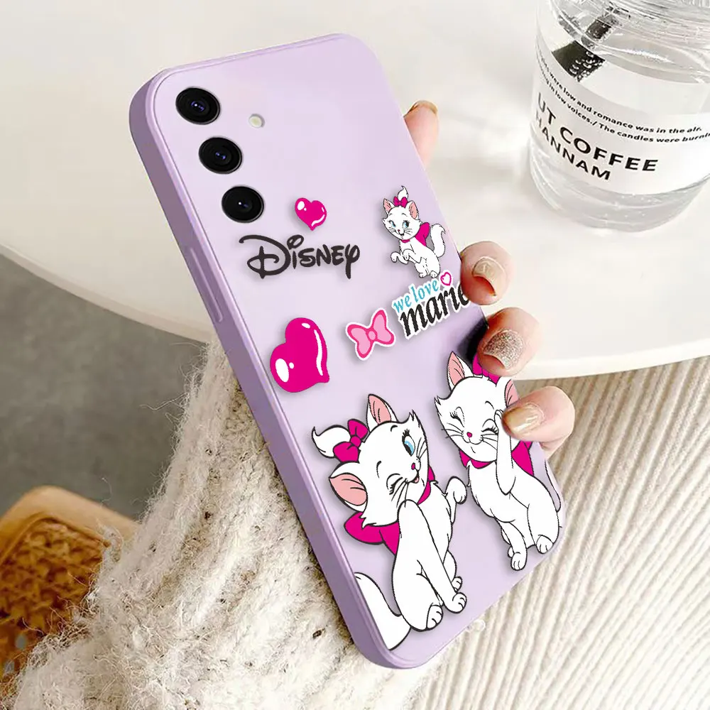 Чехол для телефона Disney Cute Marie Cat Samsung Galaxy M80 M60 M53 M42 M33 M22 M12 M11 M10 M02 F02 A12 A11 A10 A7 A06 A05 A04 S