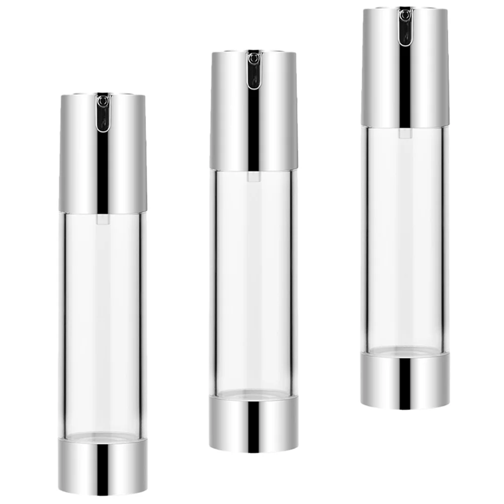 

Dispenser Containers Airless Pump Bottles Empty Lotion Travel Toiletry
