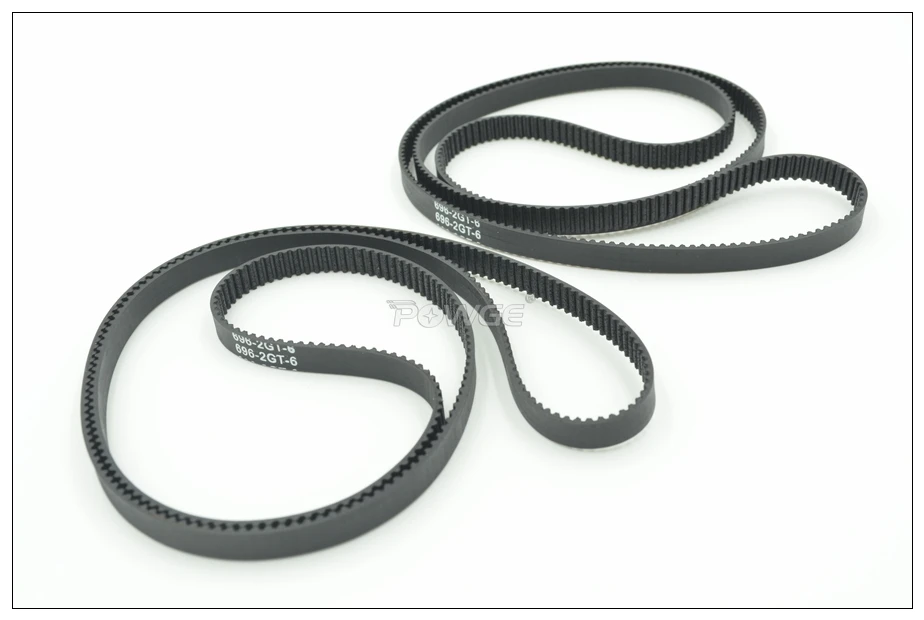 POWGE 640/650/660/670/676/696 Ремень ГРМ 2GT с зубцами 6/9 мм 320/325/330/335/338/348 GT2 Синхронный ремень