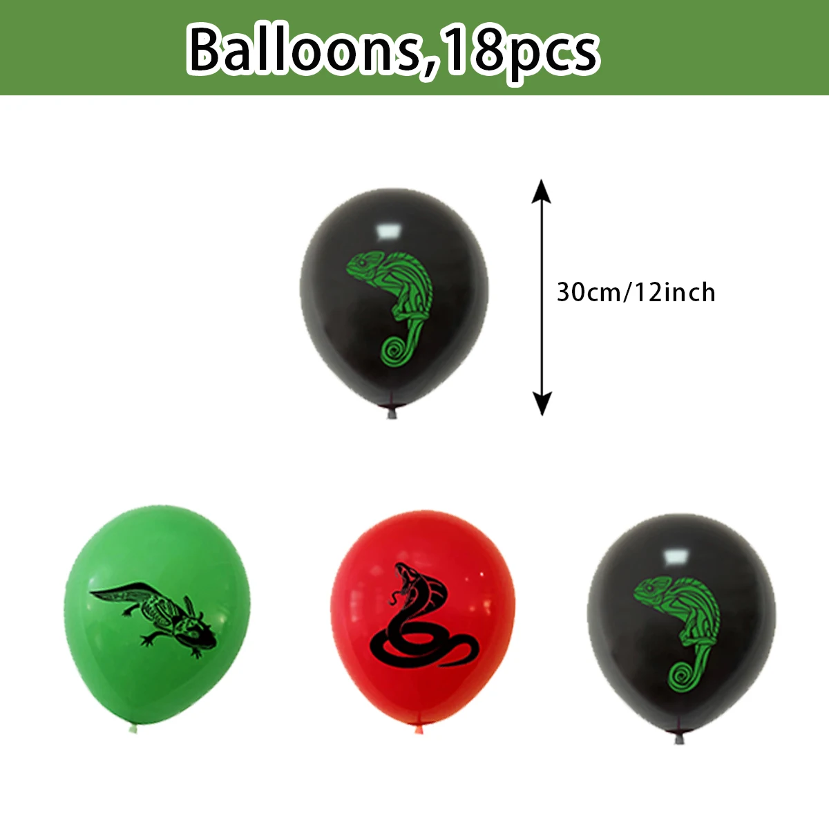 Рептилия змея сцена на день рождения товары для вечеринки украшение в виде