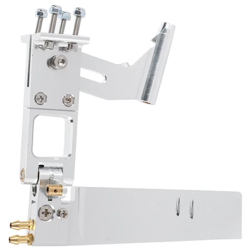 

1Pcs Water Absorbing Rudder Aluminum Suction Rudders with Tail 4Mm Shaft Bracket for CAT RC Jet Boats Parts