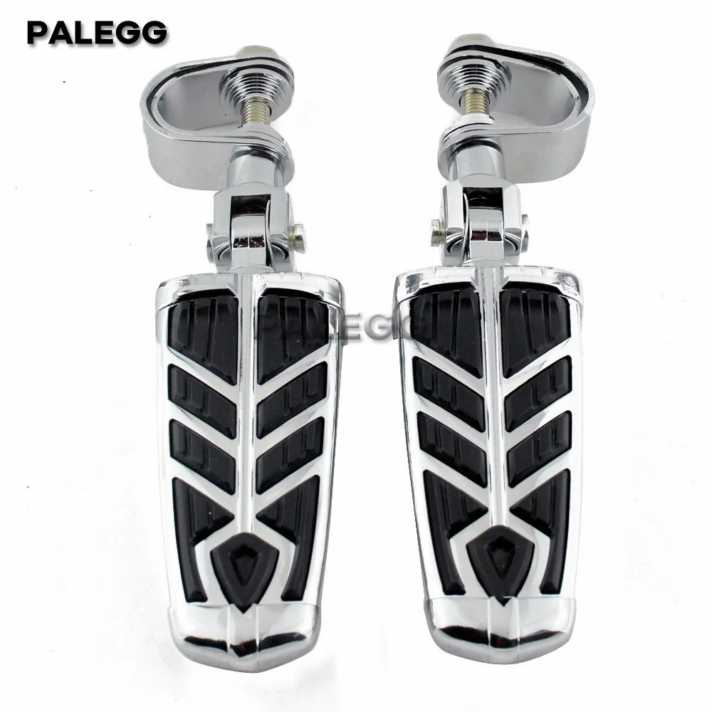 Хромированные Подножки Для Мотоцикла Регулируемое Защитное Крепление Двигателя