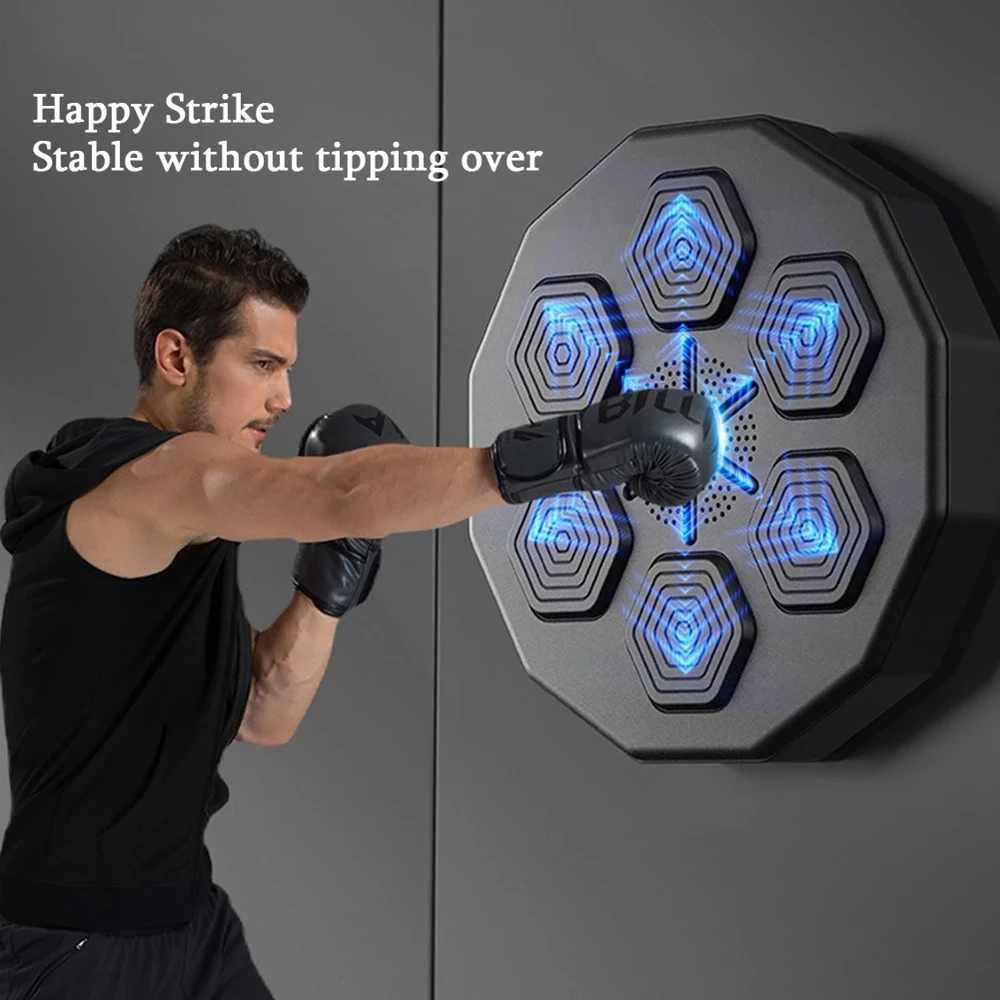 

Smart Music Boxing Machine Wall Mounted Bluetooth Smart Fun Punch Boxing Trainer Wall Target Punching Pads Suitable For Home