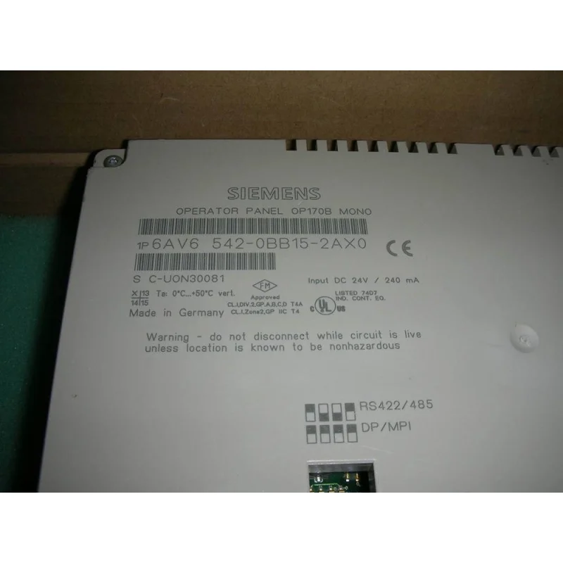 ★Используется 1 шт. 6AV6 542-0BB15-2AX0 2 #