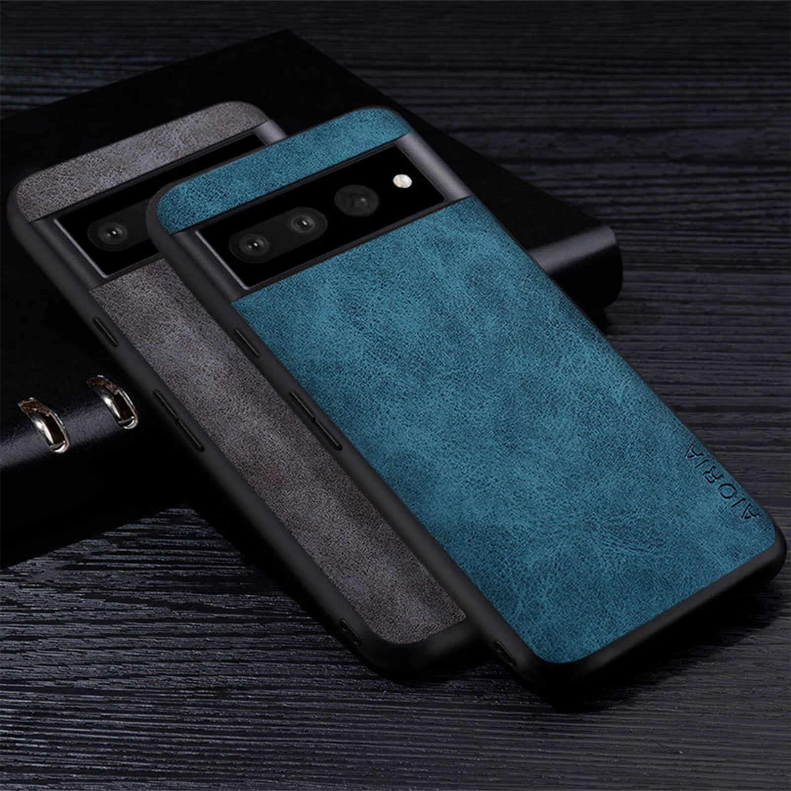 

Premium Pu Leathe Case for Google Pixel 7 Pro Luxury Matte Case Protective Ultra Thin Retro Phone Cover for Google Pixel 7 Funda