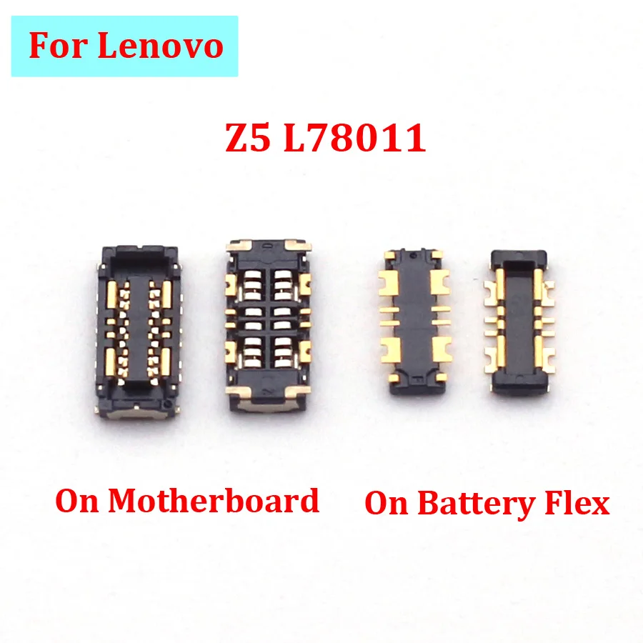 5 шт. гибкий разъем FPC для аккумулятора на материнской плате Lenovo Z5 L78011 держатель