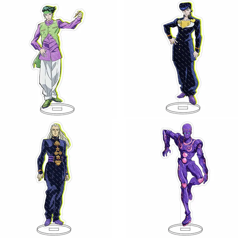 

1 Pcs Cute Anime JoJos Bizarre Adventure Diamond Is Unbreakable Acrylic Stand Model Higashikata Josuke Plate Action Figure Toys