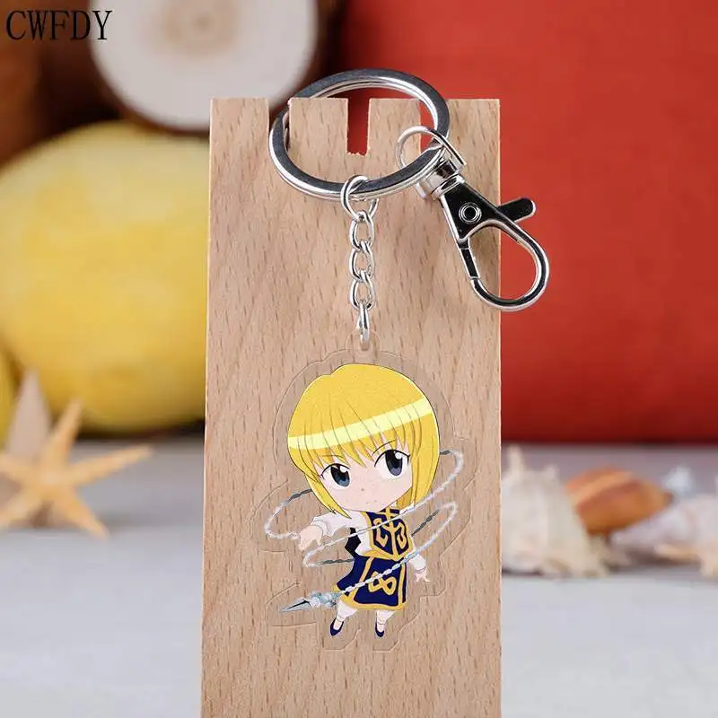 2023 Аниме Охотник X Hunter брелок мультяшная фигурка Killua Zoldyck Kurapika акриловая подвеска