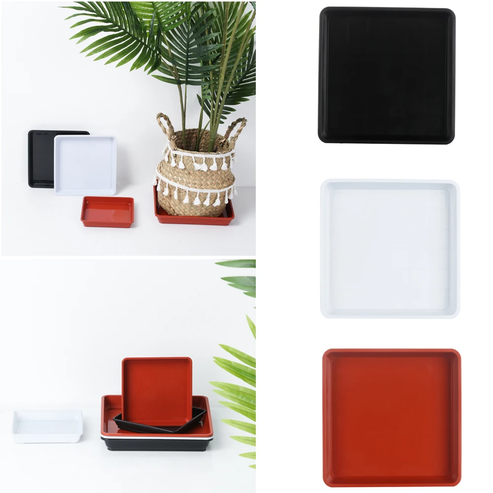 Пластиковые прочные квадратные подносы для растений