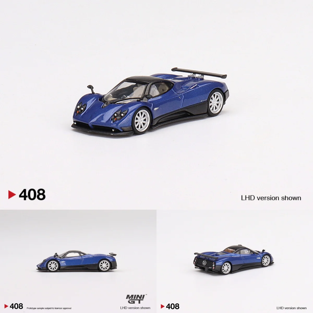 

MINI GT 1:64 Pagani Zonda F Diecast Car Model