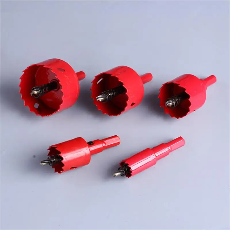 

Hole Reamer Creative Carbon Steel Metal Core Woodworking Gypsum Board Accessories Tools Hole Opener Set Universal Pvc Board