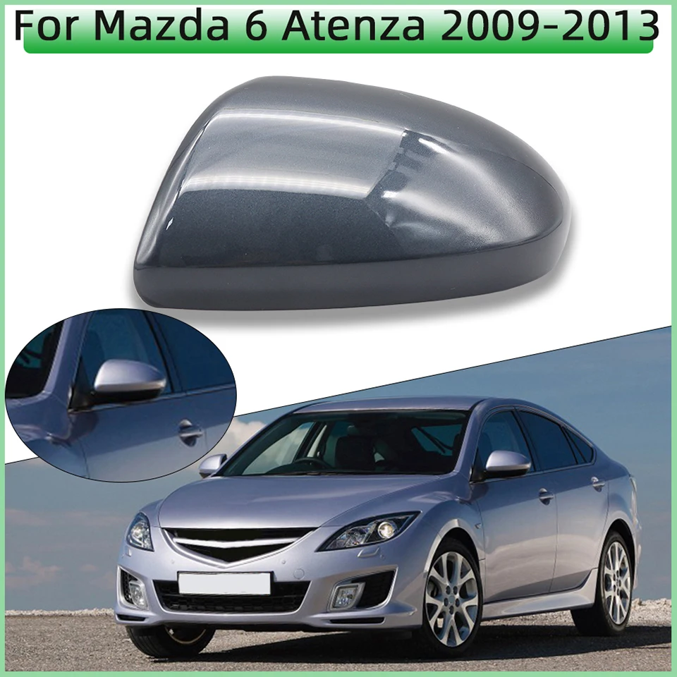 

For Mazda 6 Atenza GH 2009 2010 2011 2012 2013 Rearview Mirror Cover Lid Outside Door Mirror Cap Painted Shell Carbon Housing