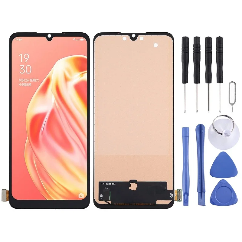 

for Oppo Reno3 LCD/A91 LCD/A73 2020 LCD/F15/F17/K7/Find X2 Lite LCD Screen Display Touch Digitizer Assembly