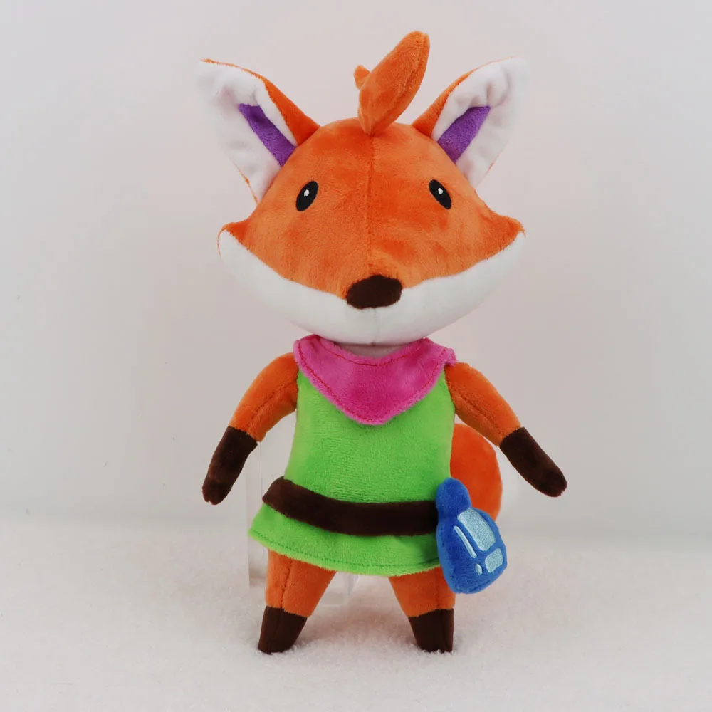 28CM TUNIC Fox Plush Toy Cartoon Animals Dolls Stuffed Soft Toy Christmas Birthday Gift For Children