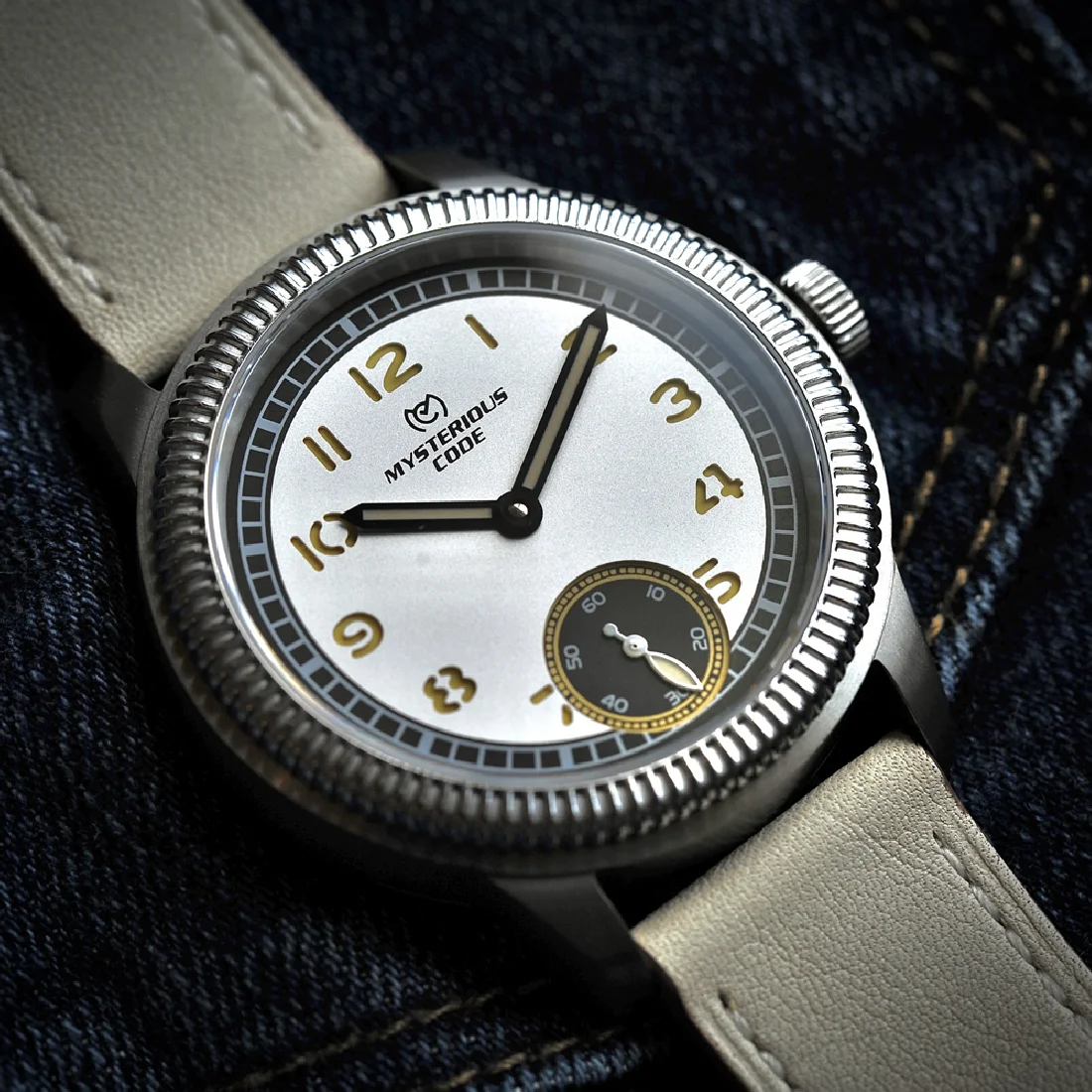

Vintage Titanium Watch Men Pilot Hand Wind Mechanical Wristwatches Luxury Sports 43mm Luminous Watches Homage Top Brand 2022 New