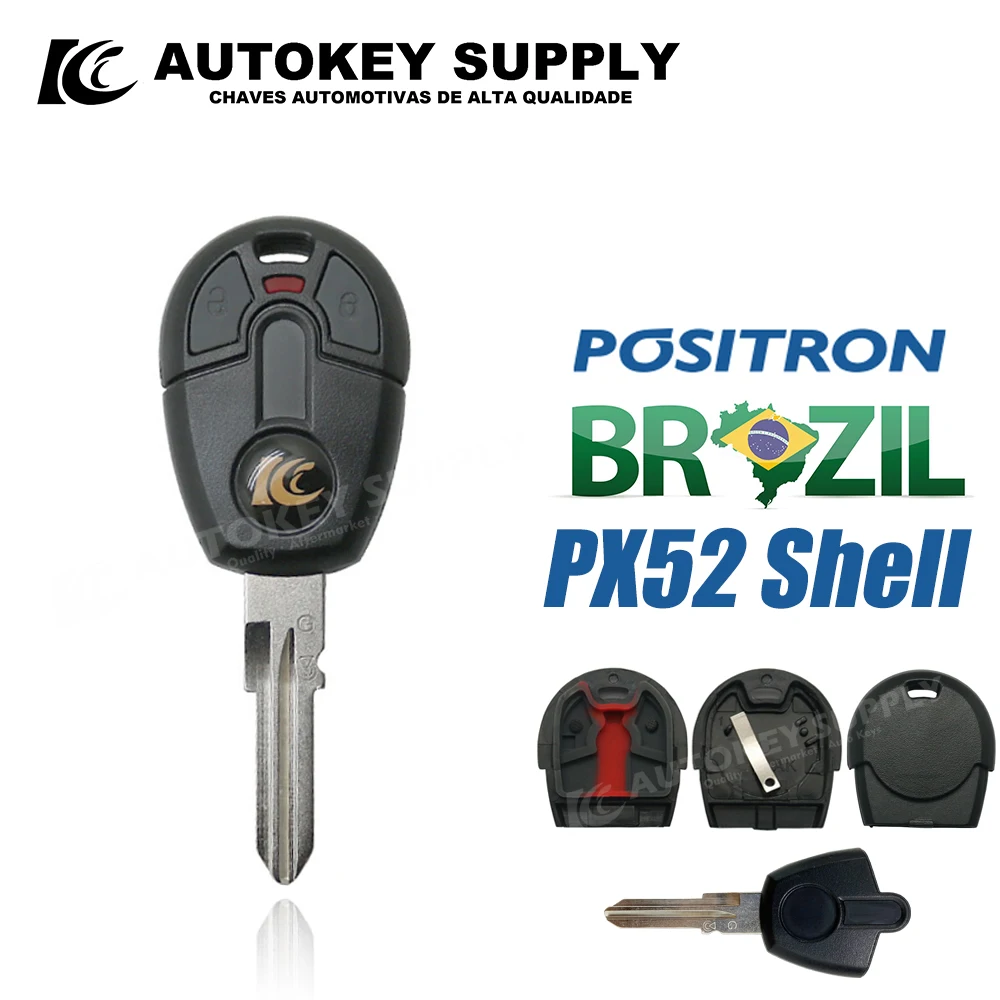 

For Positron Remote Key Alarm System, With Fiat LOGO - Double Program Case Only