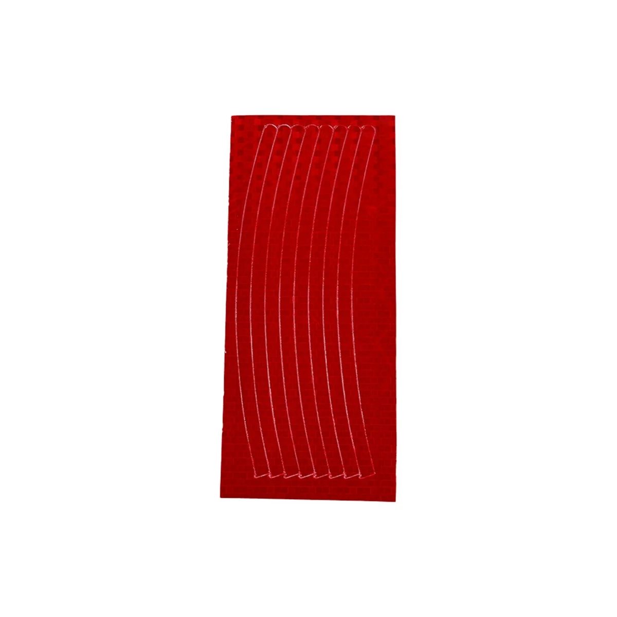 

Mountainous Bicycle Steel Rim Reflective Stickers Rim Stickers Equipment Accessories Car Warning Tape(Red)