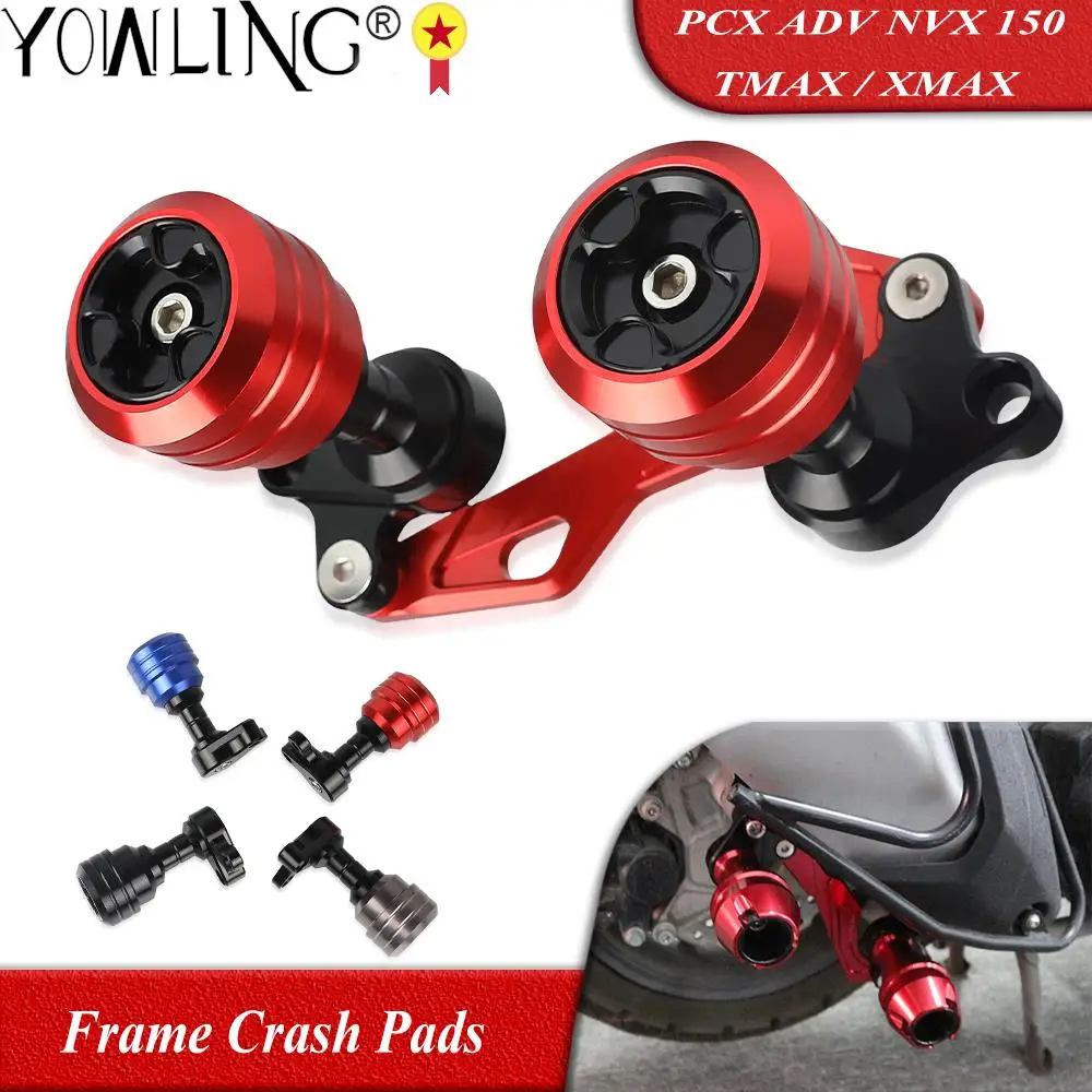For YAMAHA AEROX155 NVX155 AEROX NVX 155 T-MAX 500 530 N-MAX X-MAX 300 Motorcycle Frame Crash Pads Engine Case Sliders Protector For YAMAHA AEROX155 NVX155 AEROX NVX 155 T-MAX 500 530 N-MAX X-MAX 300 Motorcycle Frame Crash Pads Engine Case Sliders Protector
