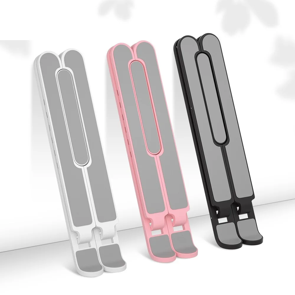 

Portable Laptop Stand Foldable Support Base Notebook Stand For Macbook Pro Lapdesk PC Computer Laptop Holder Cooling Pad Riser