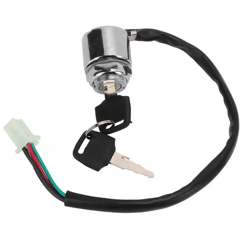 

Key Starter Switch Abrasion Resistant Ignition Switch Rugged with 2 Keys for 50cc 70cc 90cc 110cc 125cc 250cc ATV Quad