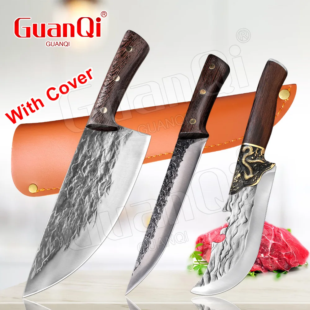 

High Carbon Steel Handmade Forged Boning Knife Pig Beef Sheep Cutting Butcher Knife Meat Vegetable Fishing Cookware Accessories