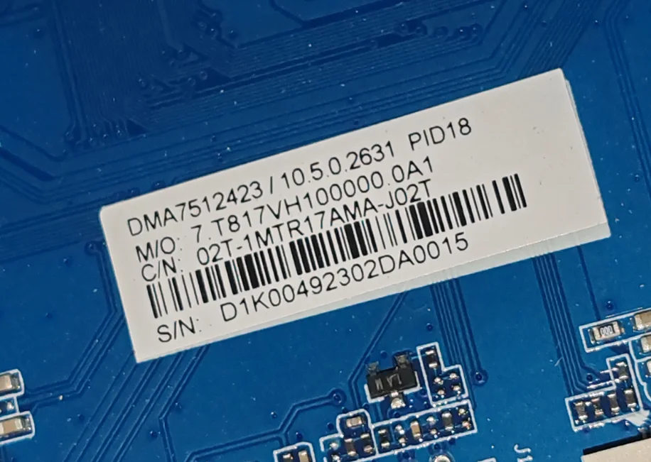 CV817-VH IDF 976866 Б ДМА 7512423 Материнская плата светодиодного телевизора протестирована