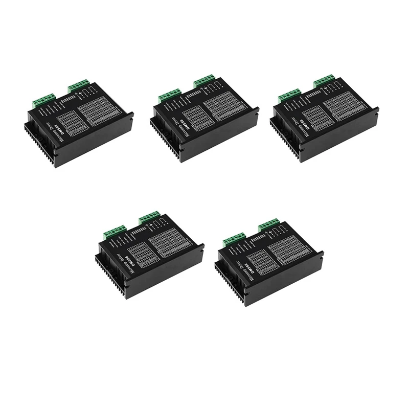 

5Pcs DM556 Digital Stepper Motor Driver 2 Phase 5.6A For 57 86 Stepper Motor NEMA23 NEMA34 Stepper Motor Controlle