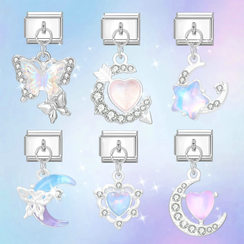 Креативный подвесной браслет Youvelst любовь Бабочка итальянские очаровательные