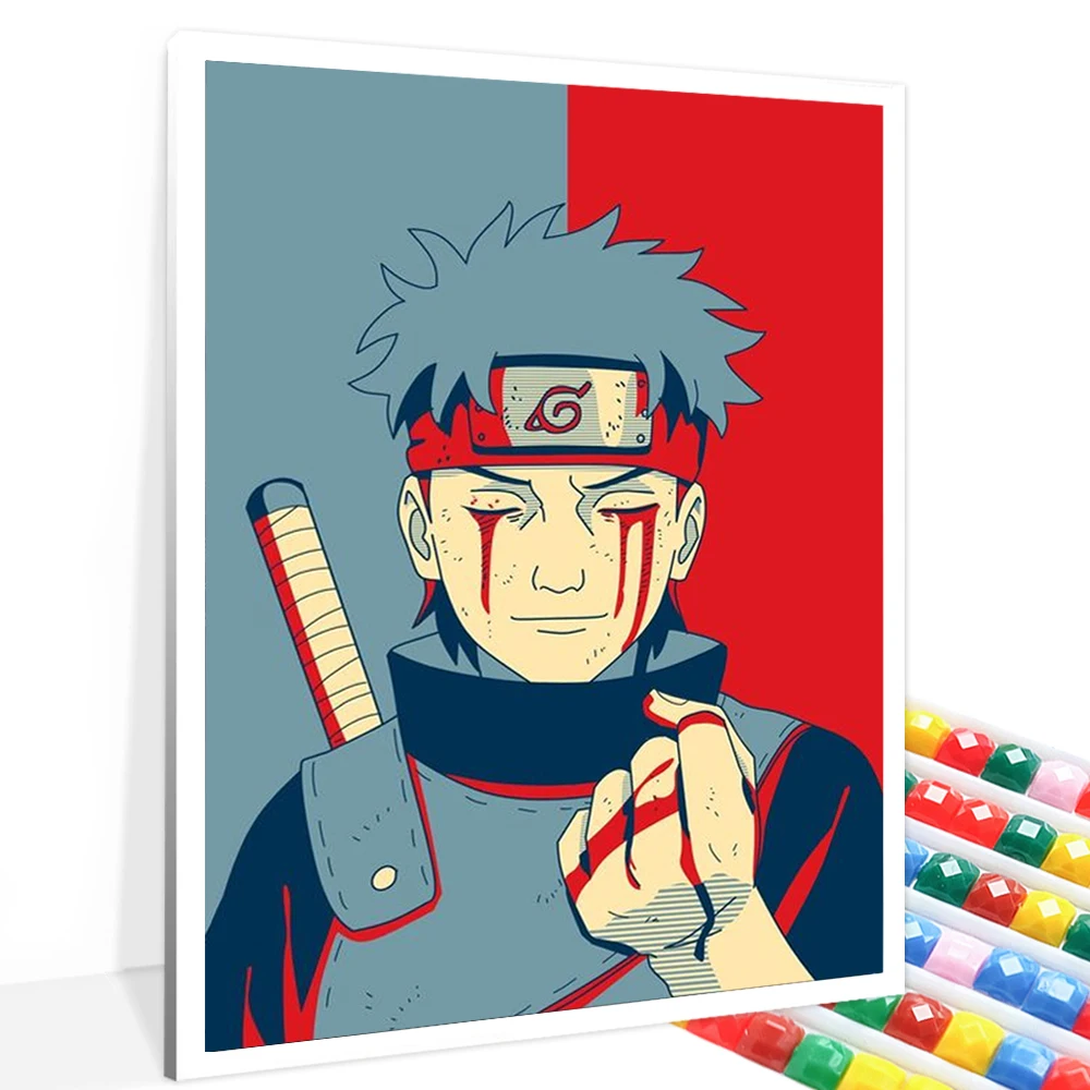 

Алмазная живопись «Наруто» 5D «сделай сам», японское аниме, цельная вышивка из страз, мозаика с квадратными стразами, вышивка крестиком, дома...