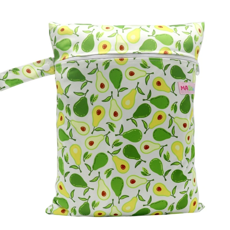 

Reusable Cloth Diaper Dry Bags Large Hanging Wet Bag with Buttons for Stroller Waterproof Pod Cloth Diaper Bag