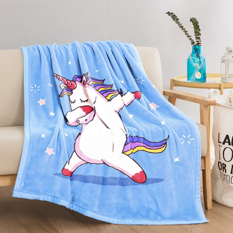 

Милые Мультяшные единороги пушистые мягкие одеяла Диван зимнее покрывало для кровати домашний Декор украшение для спальни фланелевое одея...