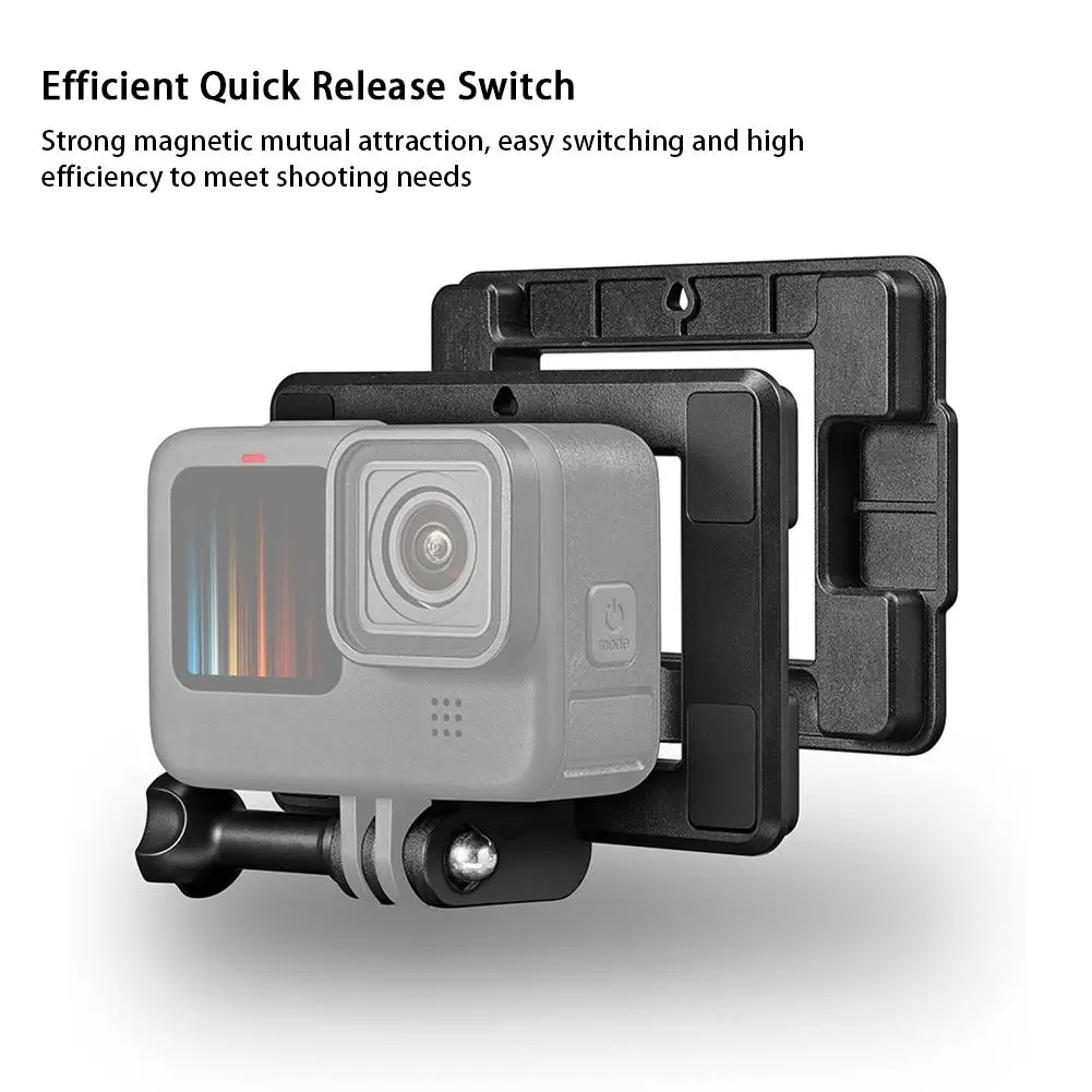 

Магнитный быстросъемный кронштейн для экшн-камеры GoPro8/9/10 DJI Action/SJCAM/AKASO быстросъемный кронштейн аксессуары