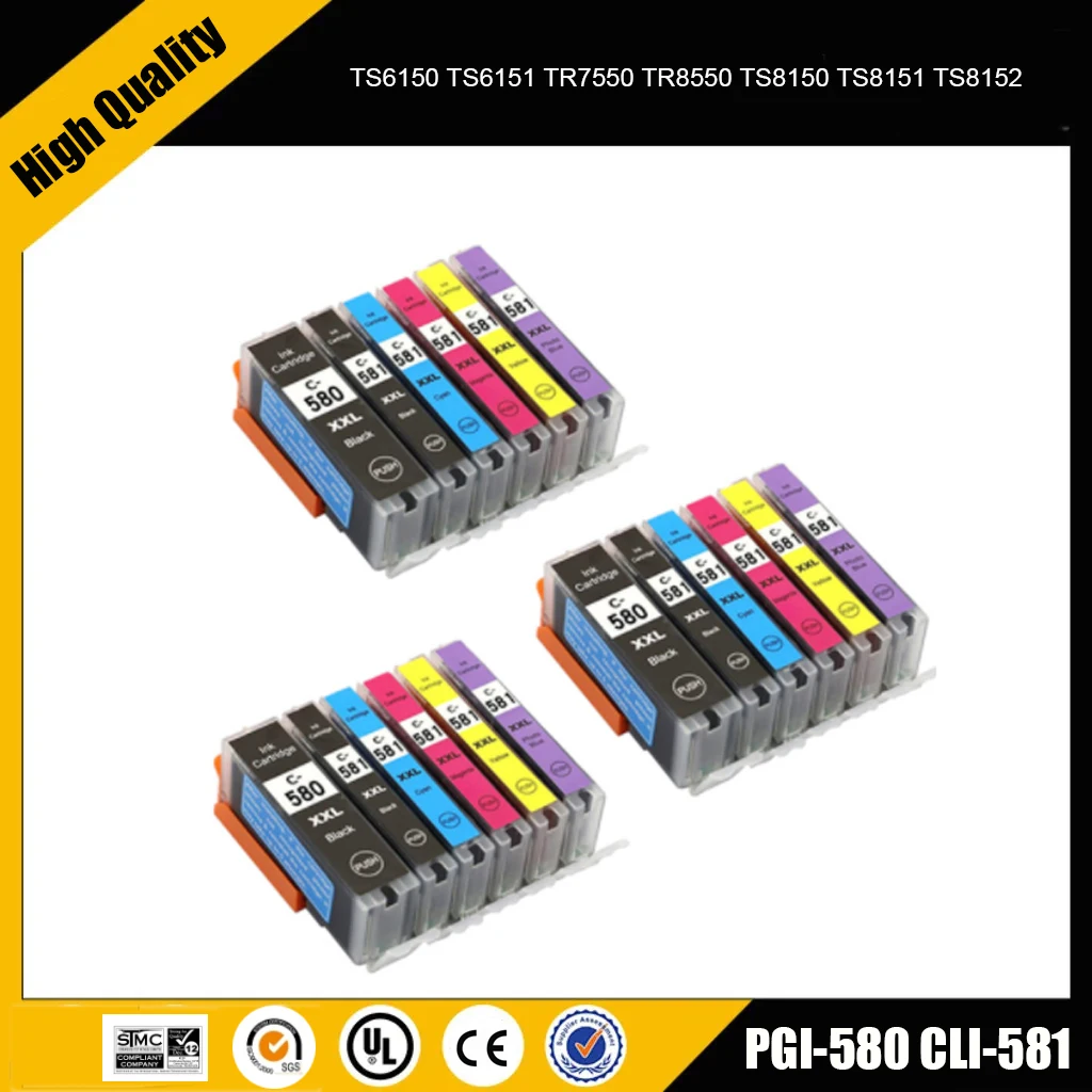 

Картридж для Canon PIXMA TR7550 TR8550 TR 580 TS6150 TS6151