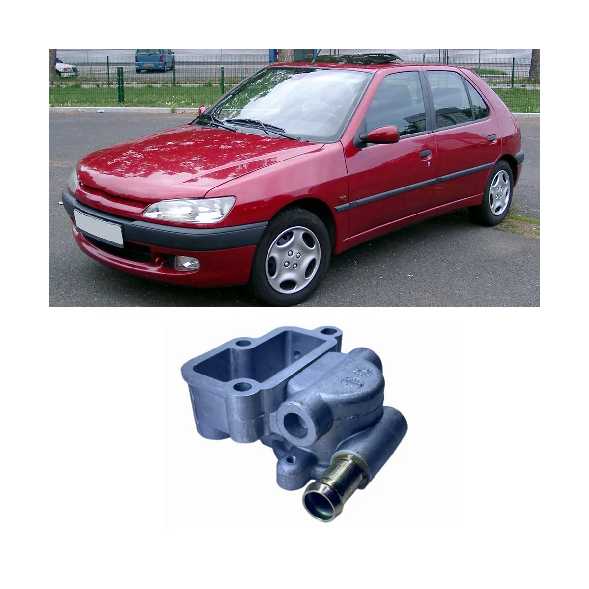 Камера водяного отверстия двигателя 133681 для Citroen ZX AX BX SAXO Peugeot 306 205